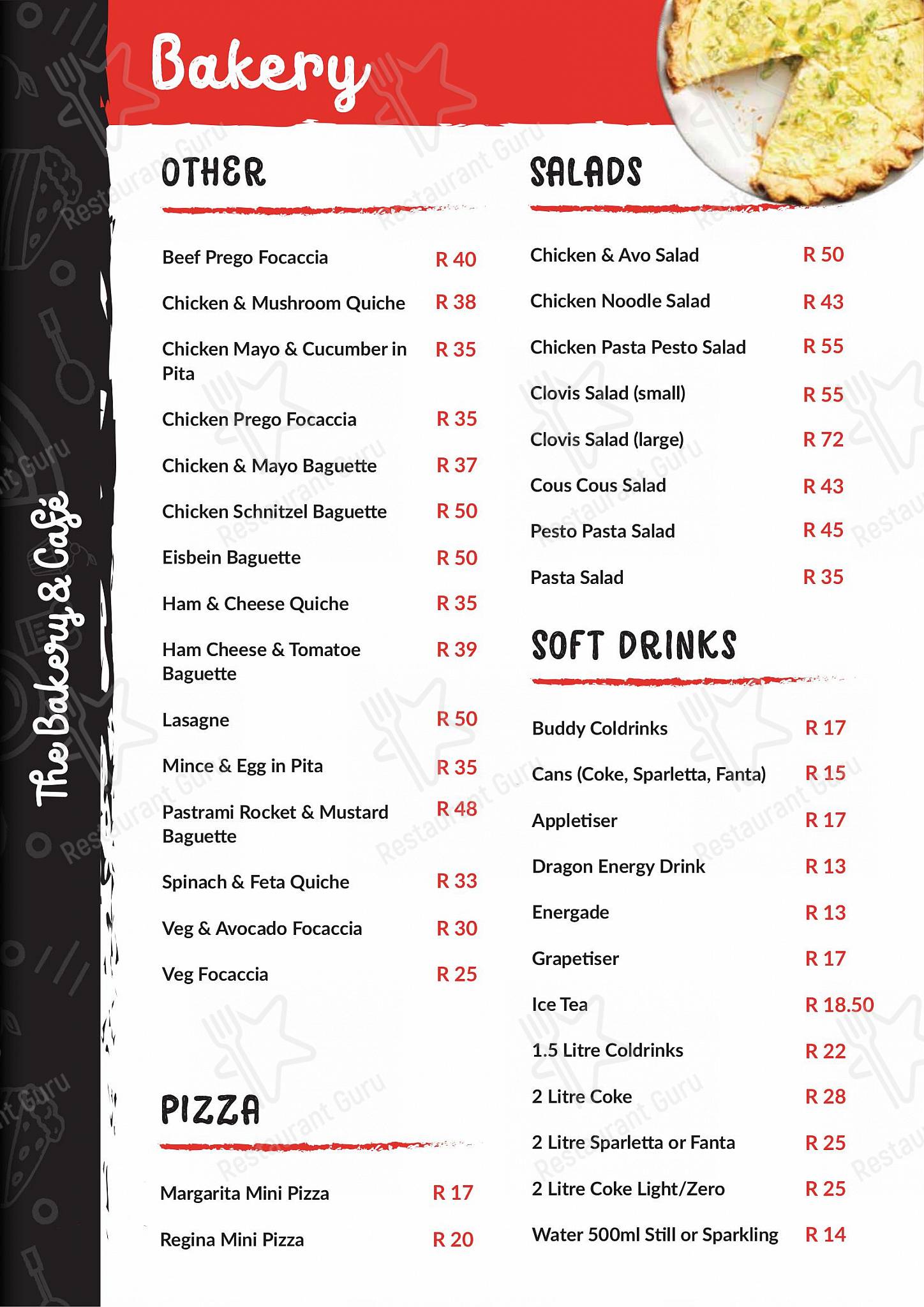 Menu At The Bakery And Cafe Jet Park Boksburg menu-at-the-bakery-and-cafe-jet-park-boksburg