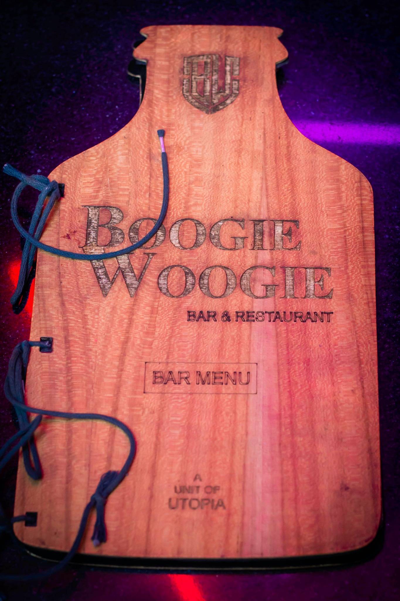 Boogie Woogie Cafe & Bar menu