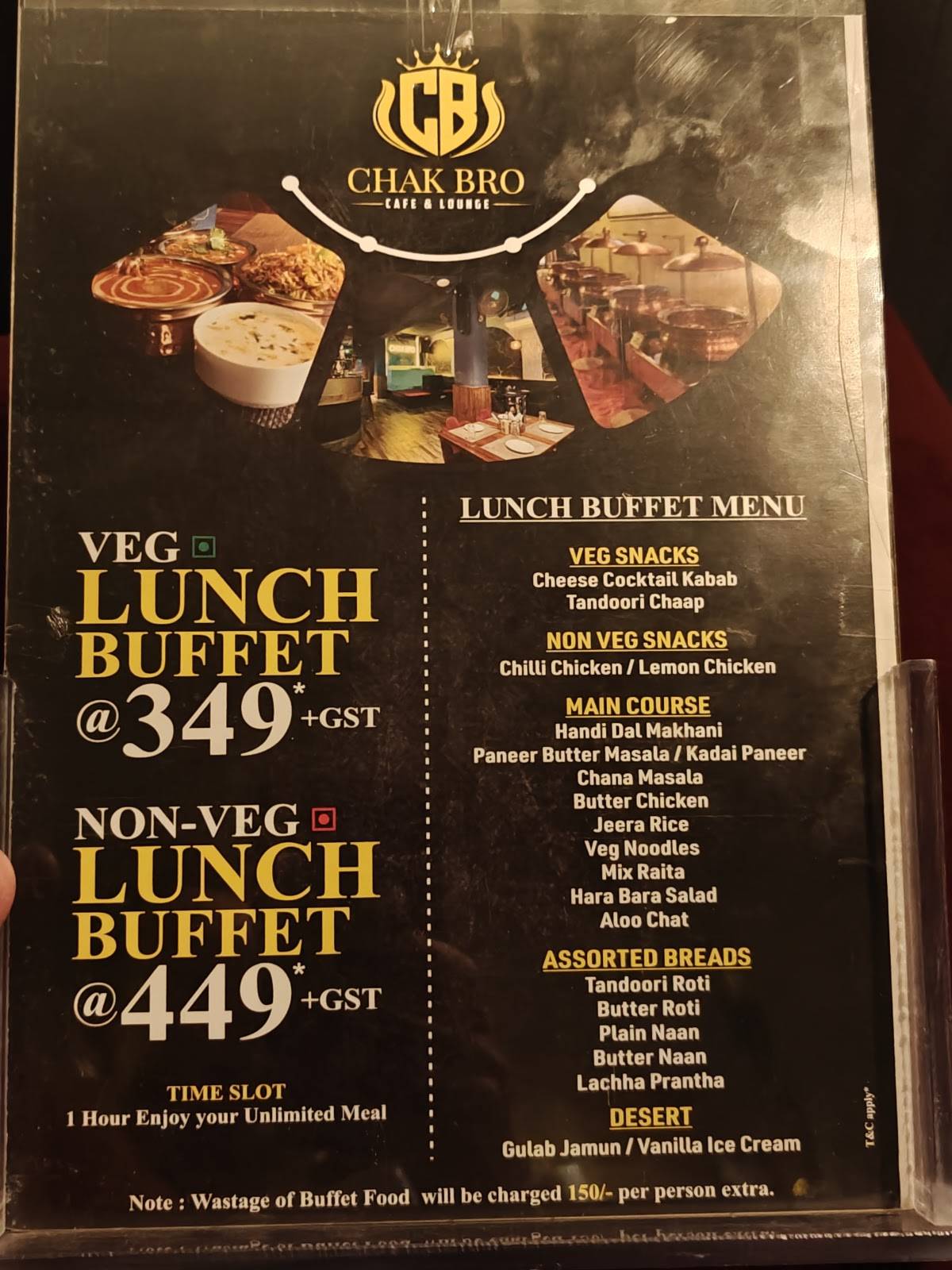 Boston Central menu