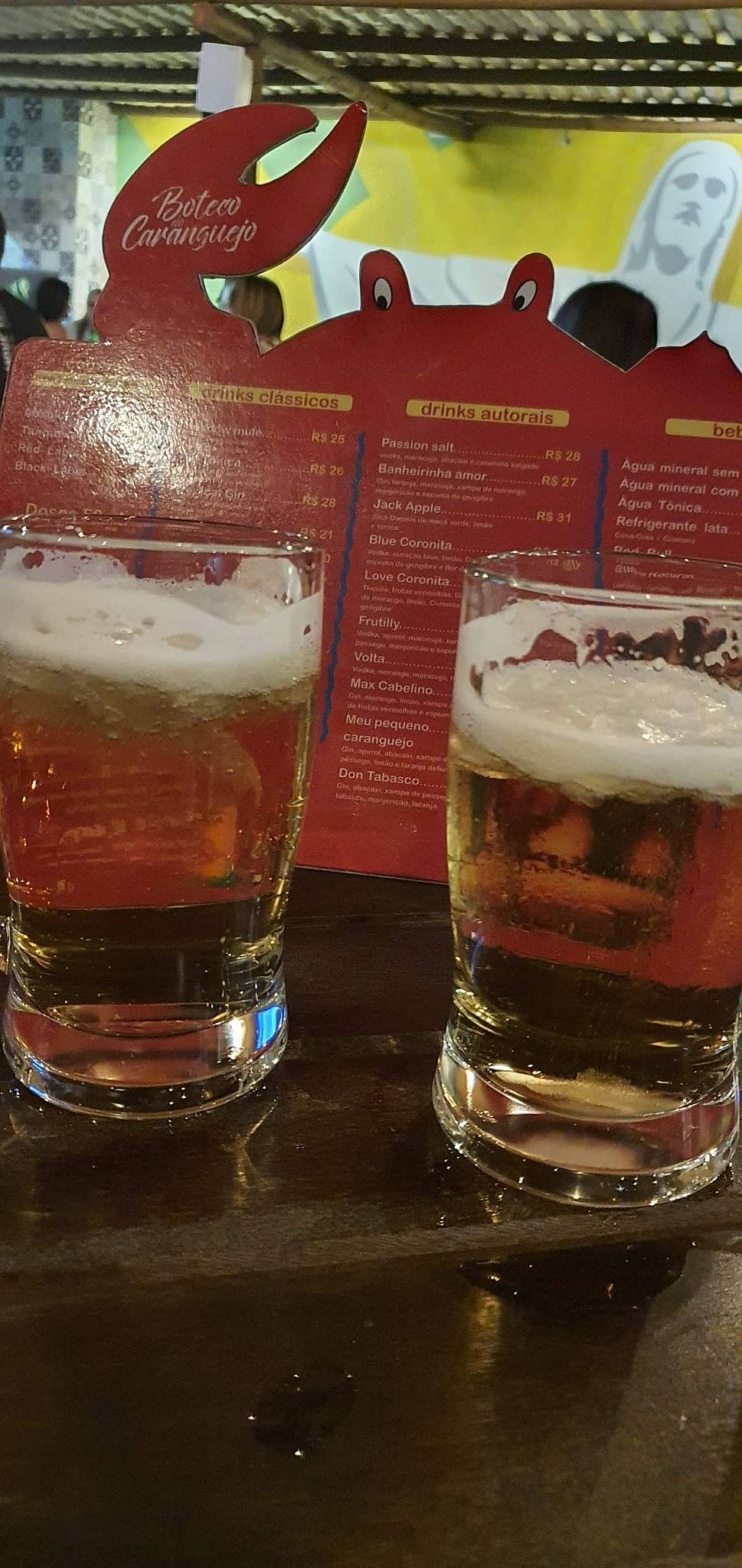 Boteco do Caranguejo cardápio