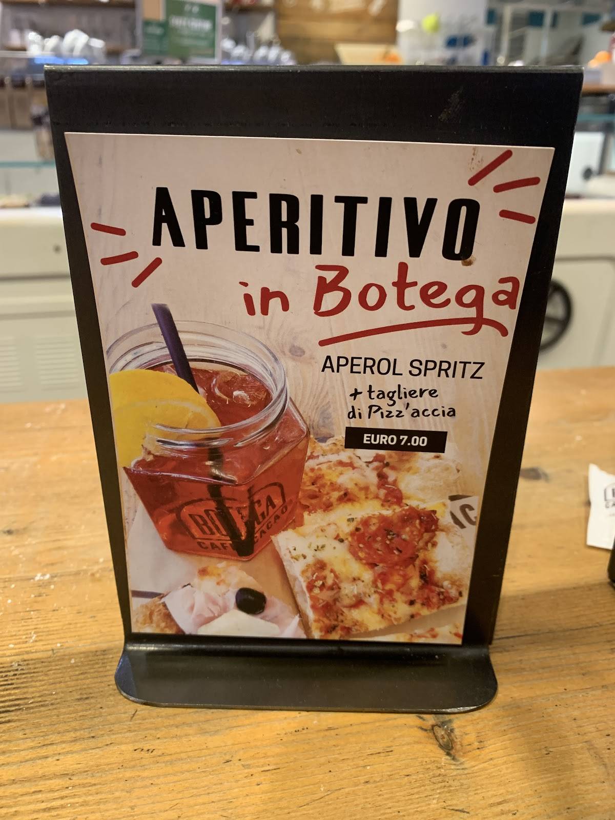 Menu di Botega Caffe Cacao Novara 