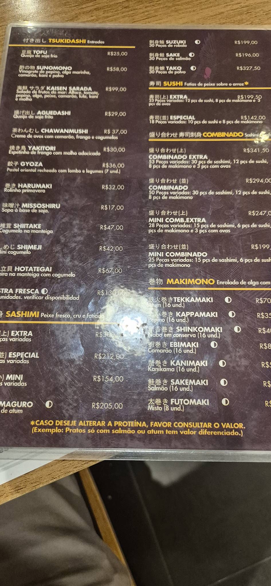 Restaurante New Koto cardápio