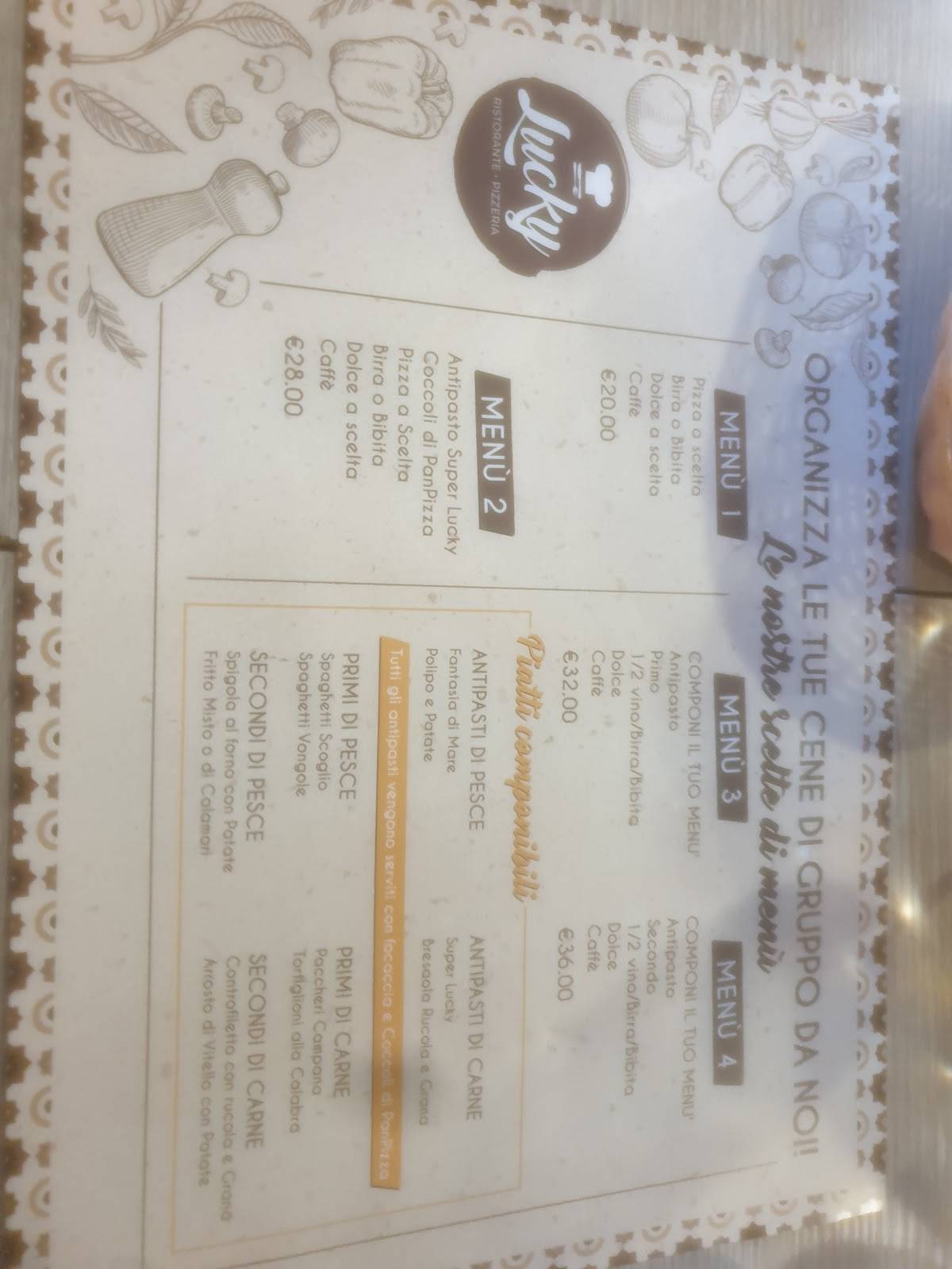 Menu di Lucky 