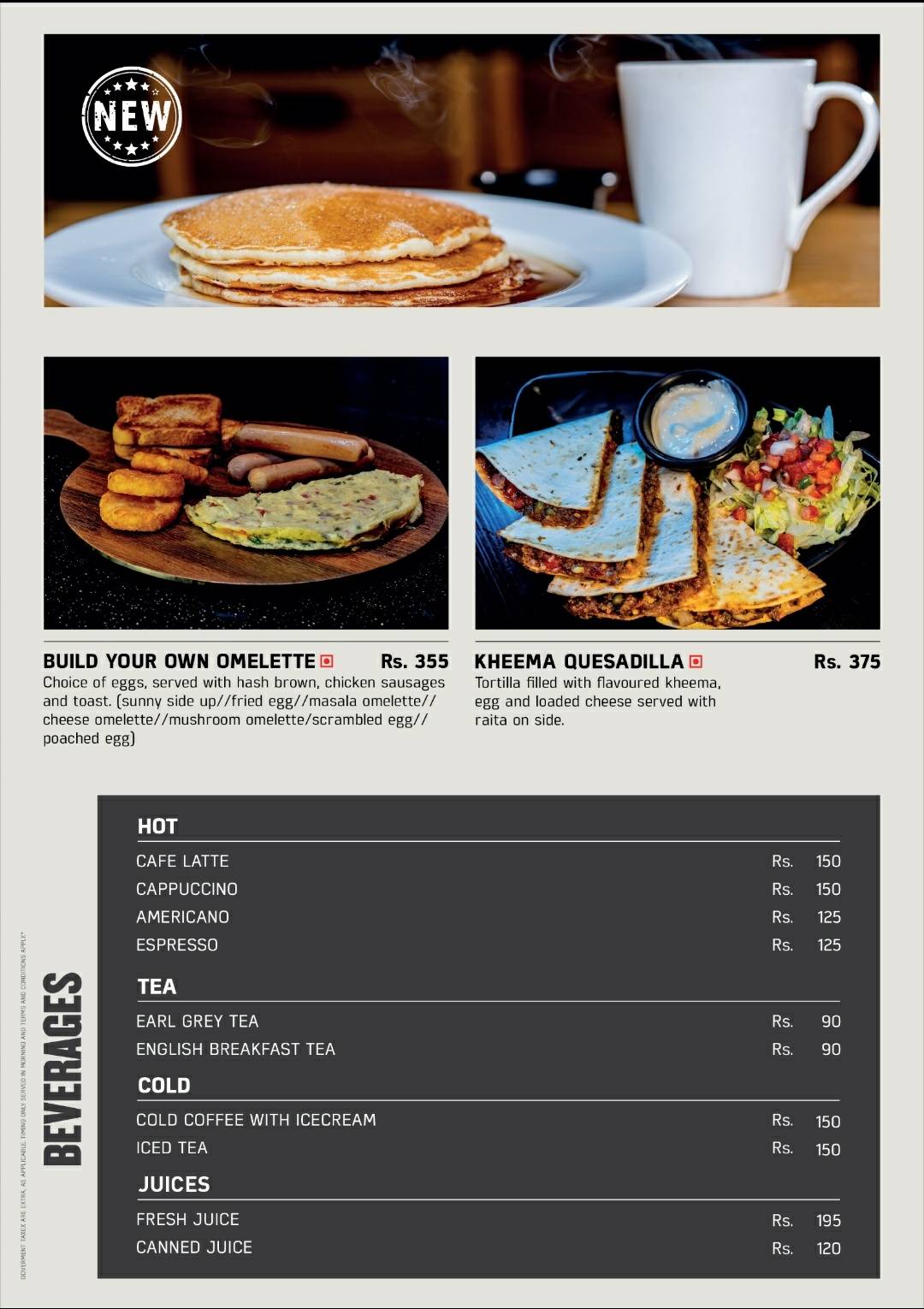 Menu at Buffalo Wild Wings (BWW Hyderabad Airport), Hyderabad