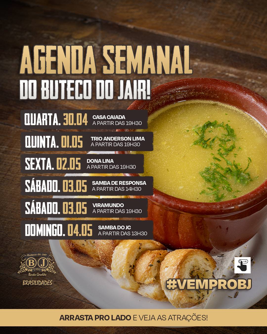 Buteco do Jair cardápio
