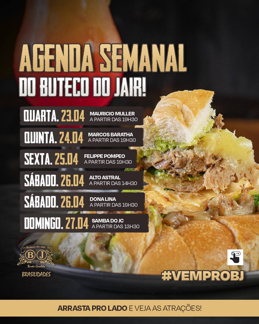 Buteco do Jair cardápio