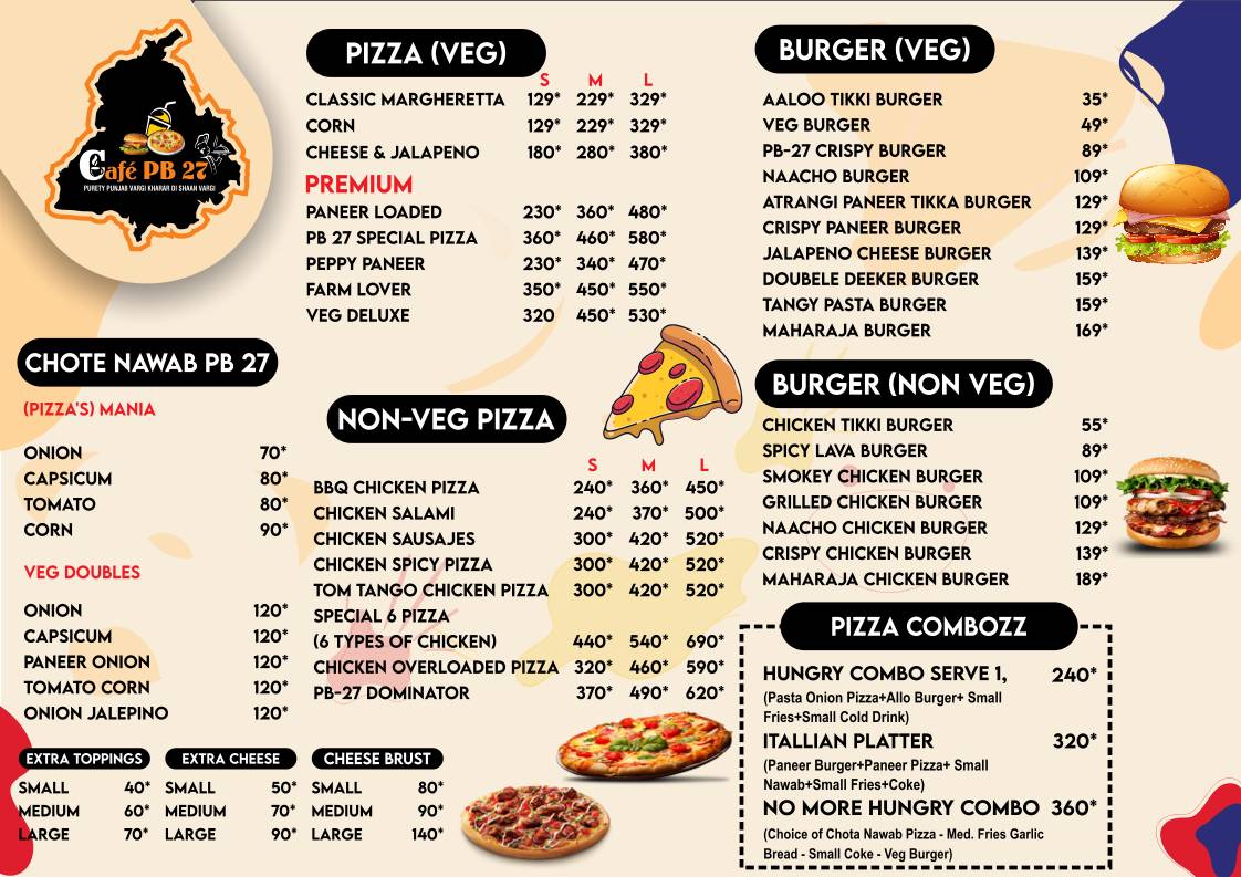 CAFE PB 27 menu