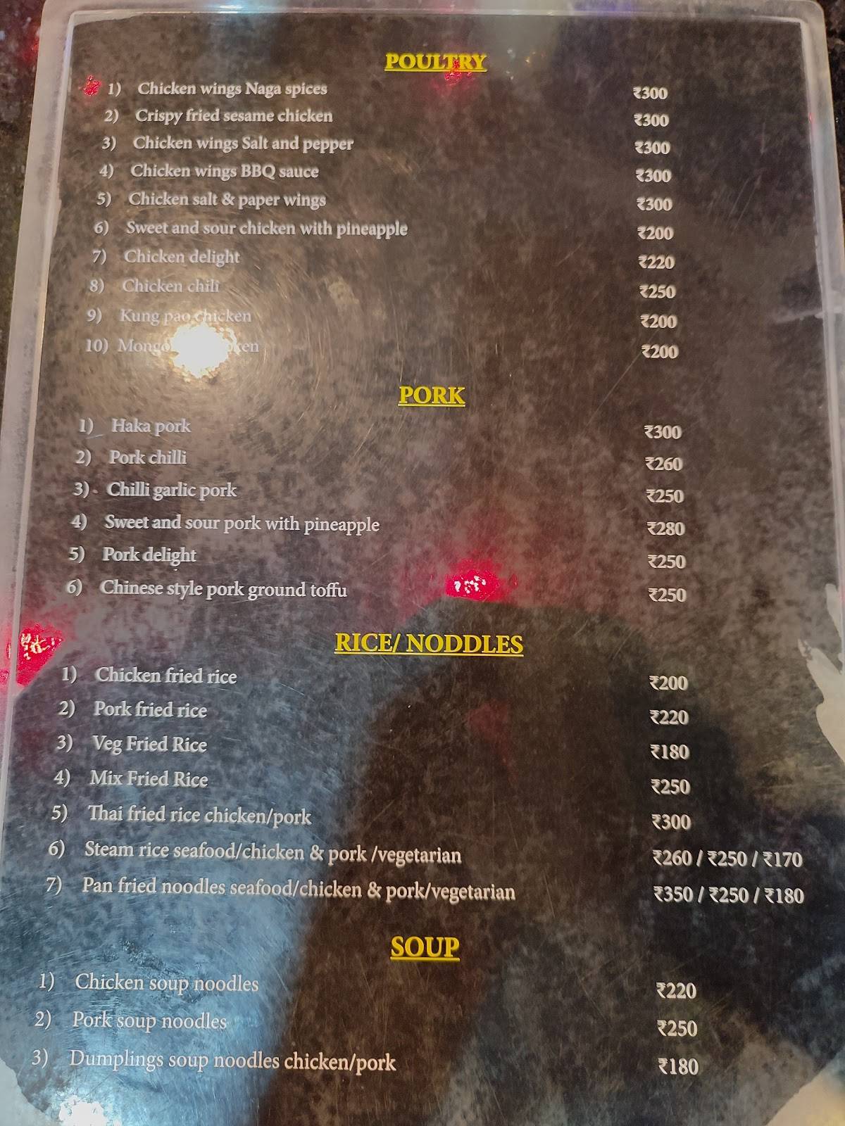 29 CITY CAFE 5th Mile menu