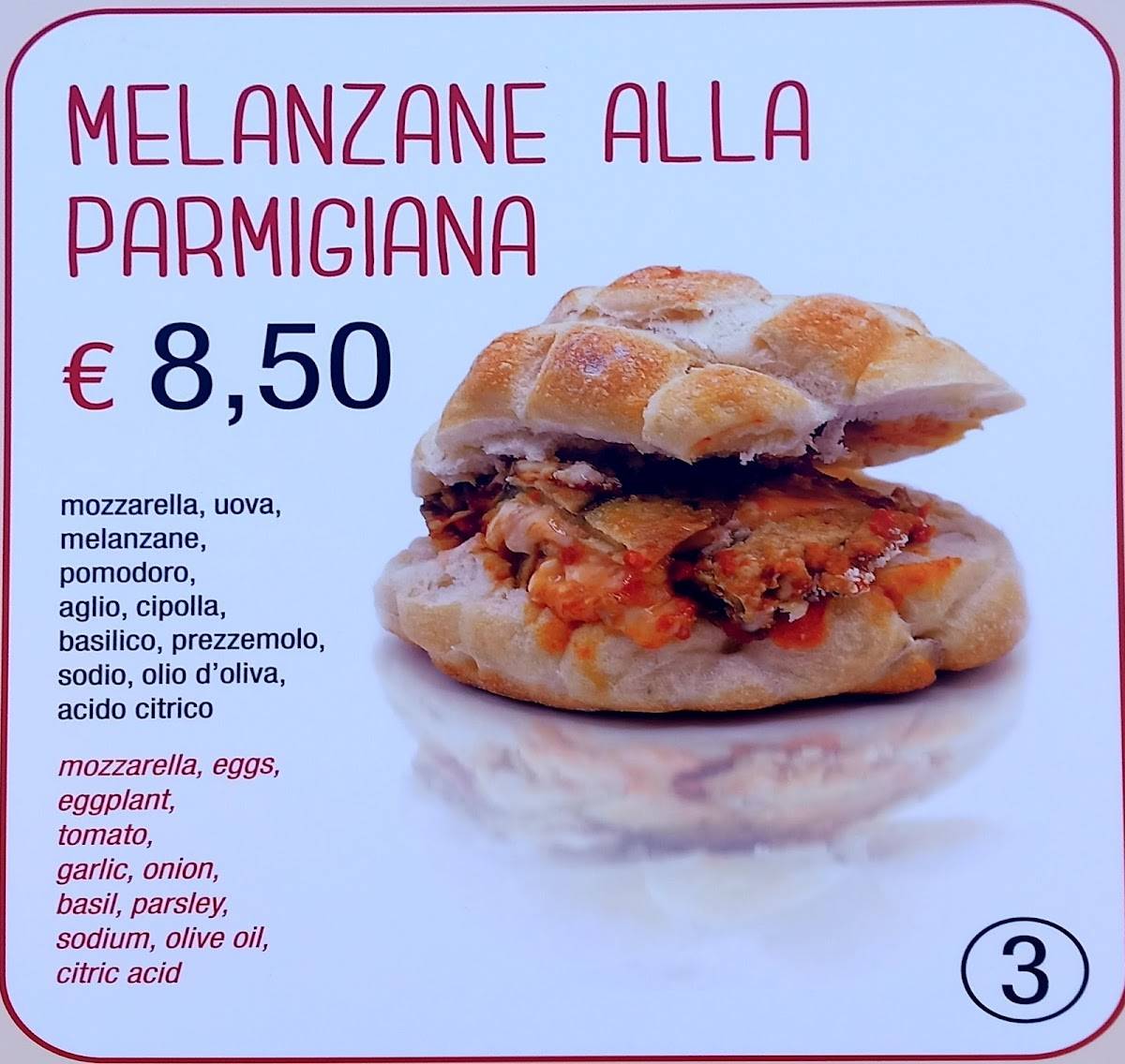 Menu di Antico Caffè Candia 