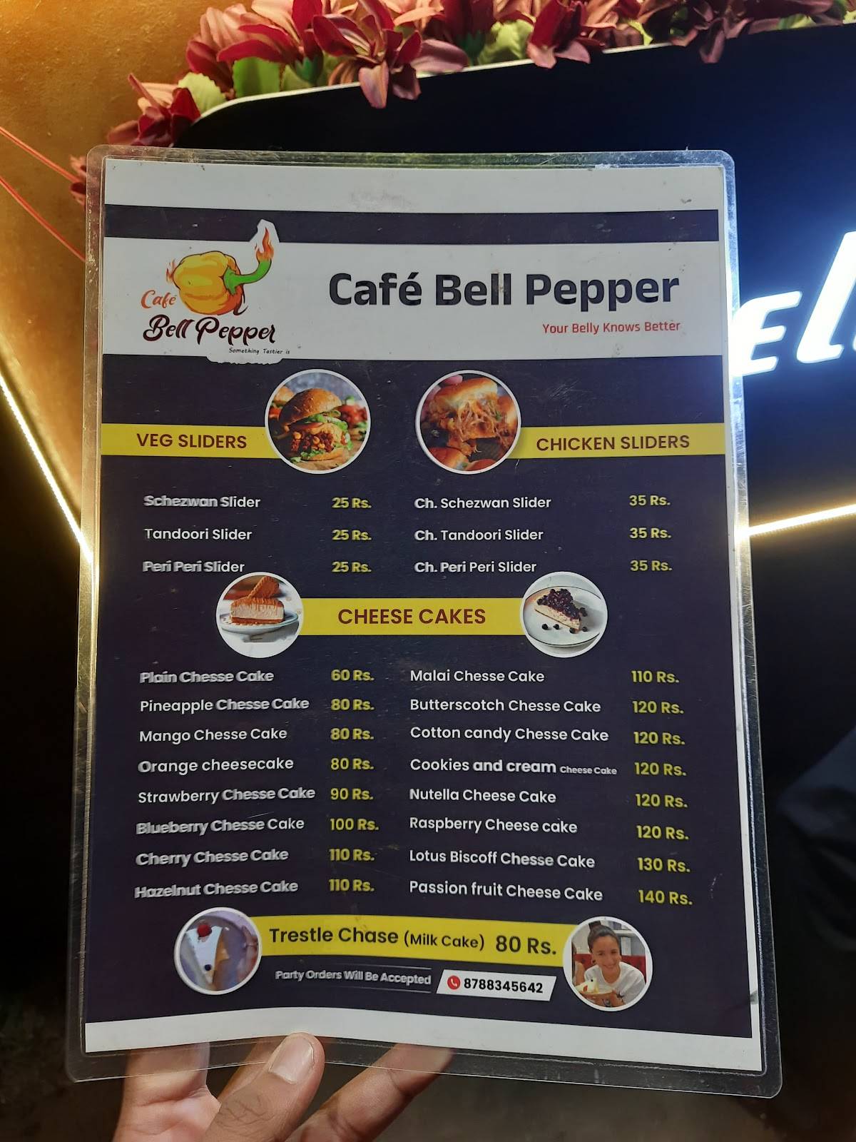 Cafe Bell Pepper menu