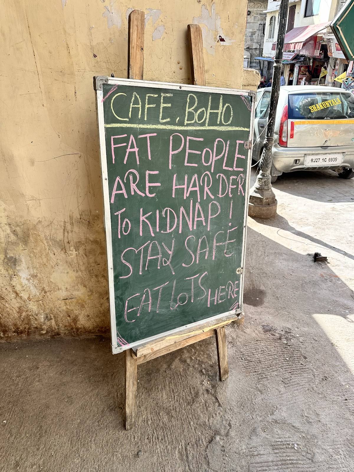 Cafe Boho menu