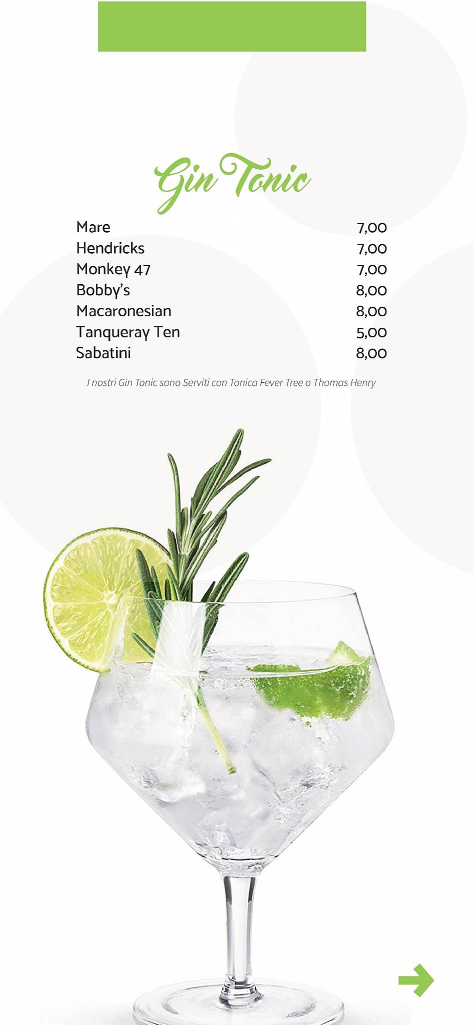 Menu di Cocco Billl - Bar Gelateria 