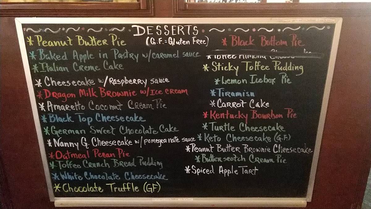 Menu at Four Roses Cafe, Plainwell