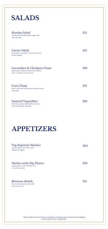Gree ca Cafe Rooftop menu