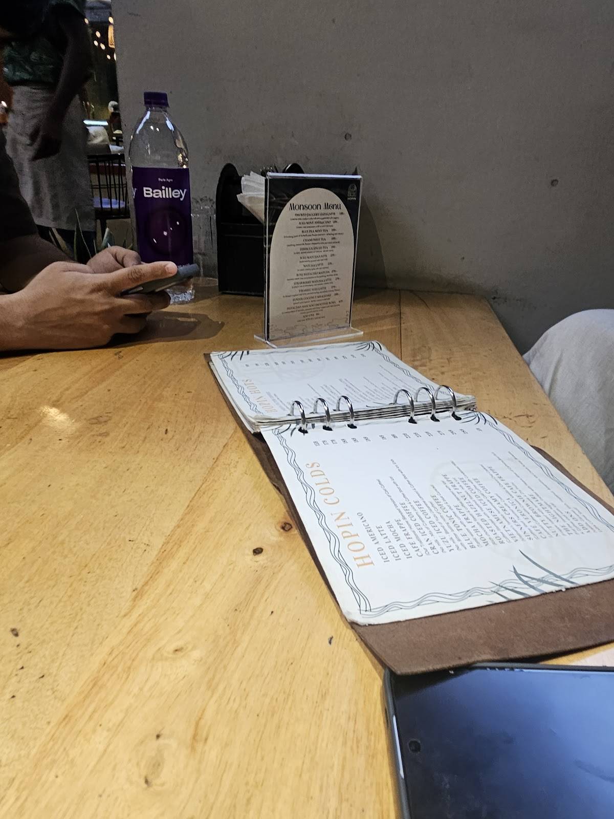 Hopin - Patio Cafe menu