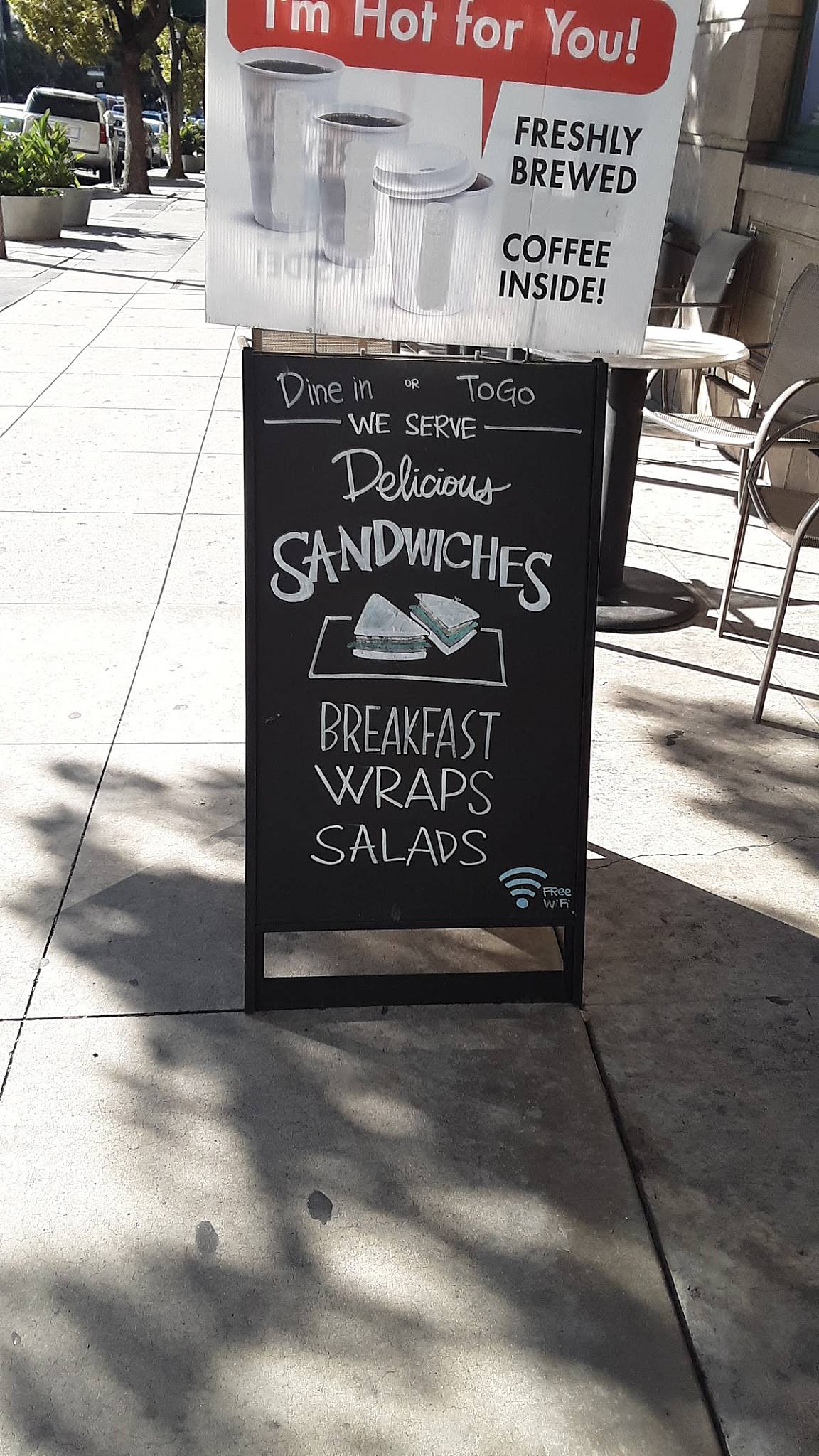 Menu at Cafe Mermaid, Los Angeles, Wilshire Blvd