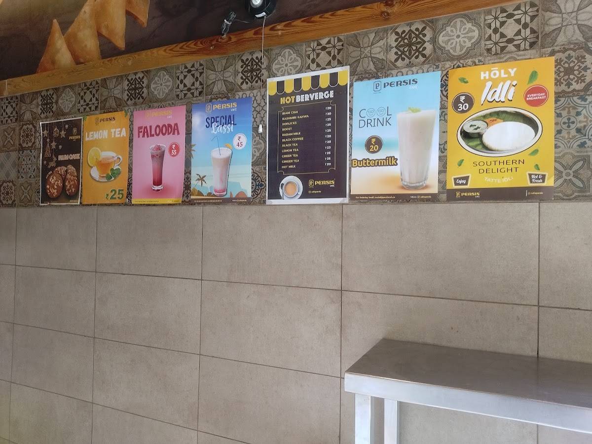 Persis Cafe menu