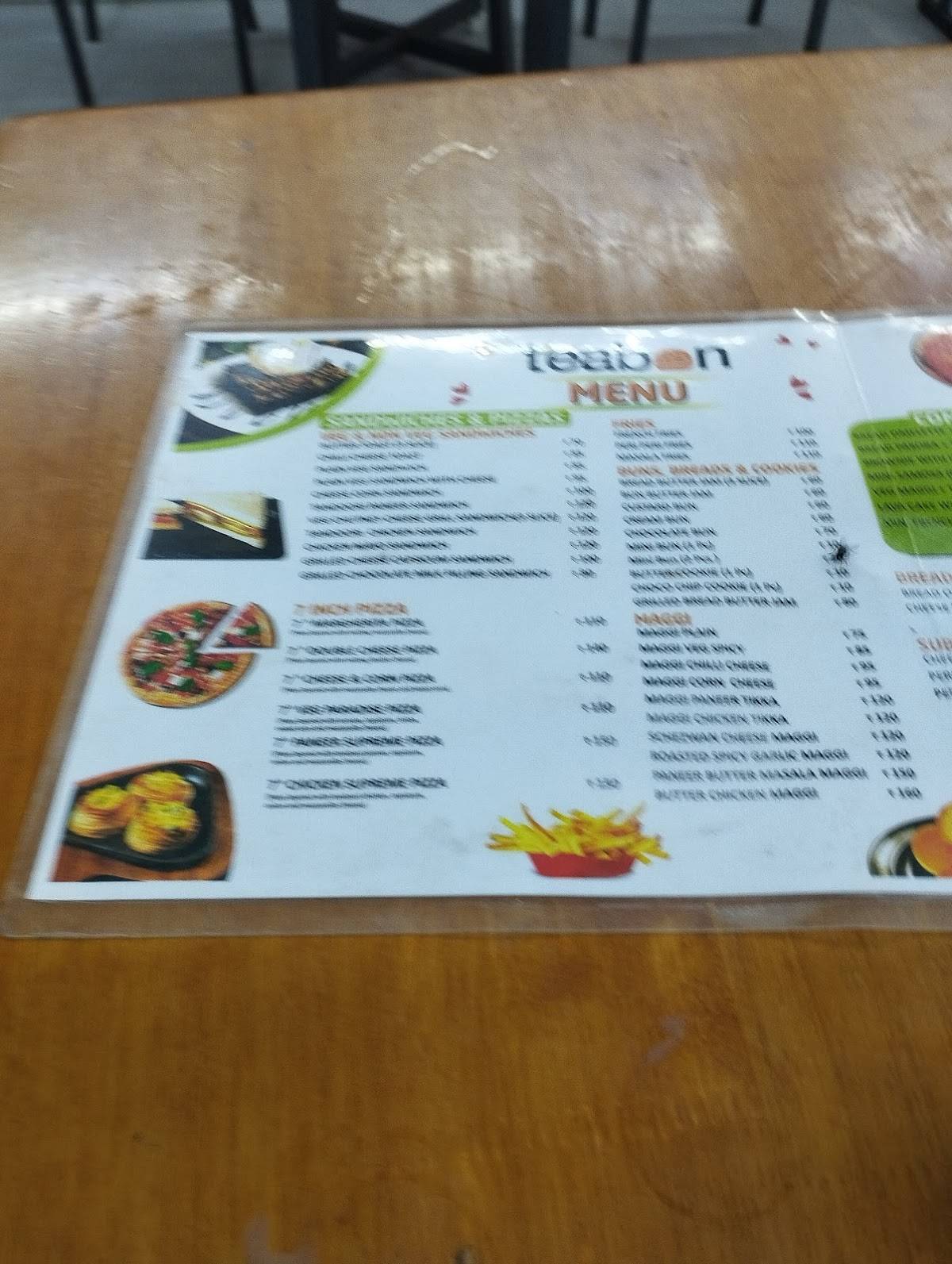 Teabon menu