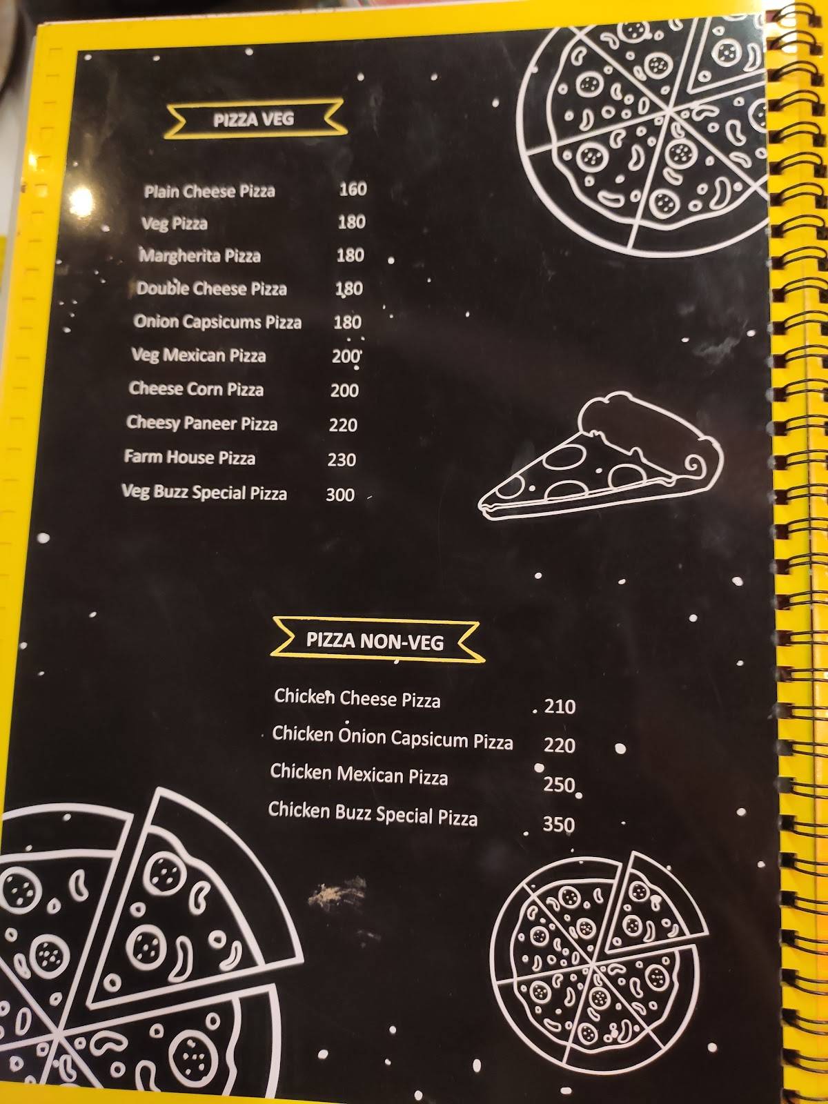 The Buzz Cafe menu
