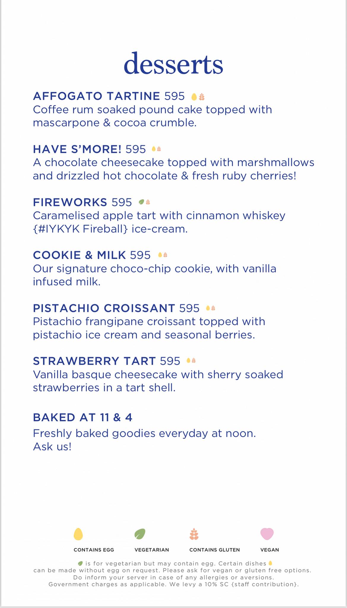 The Grammar Room menu