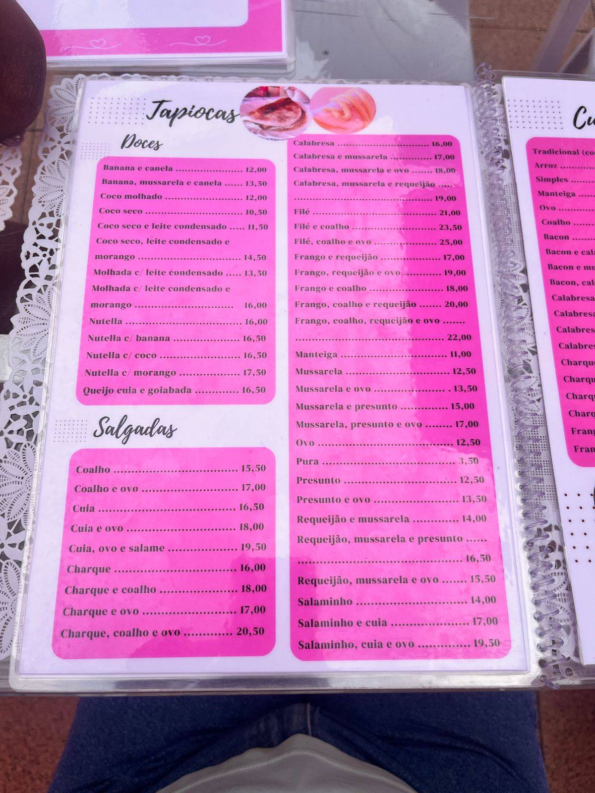 Café da Lu cardápio