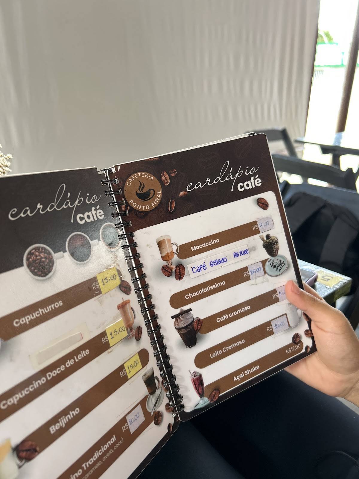 Cafeteria Ponto Final cardápio