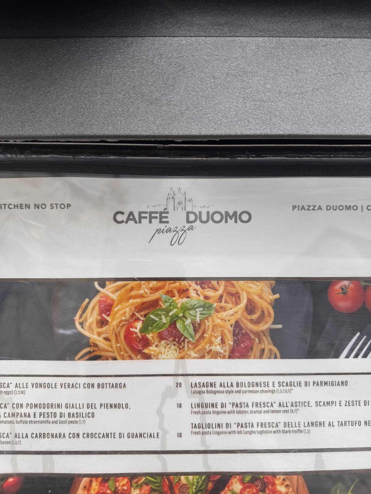 Menu di Caffè Duomo 