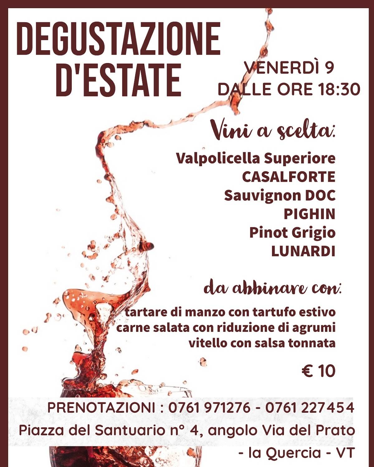 Menu di Caffè Mio Shop 