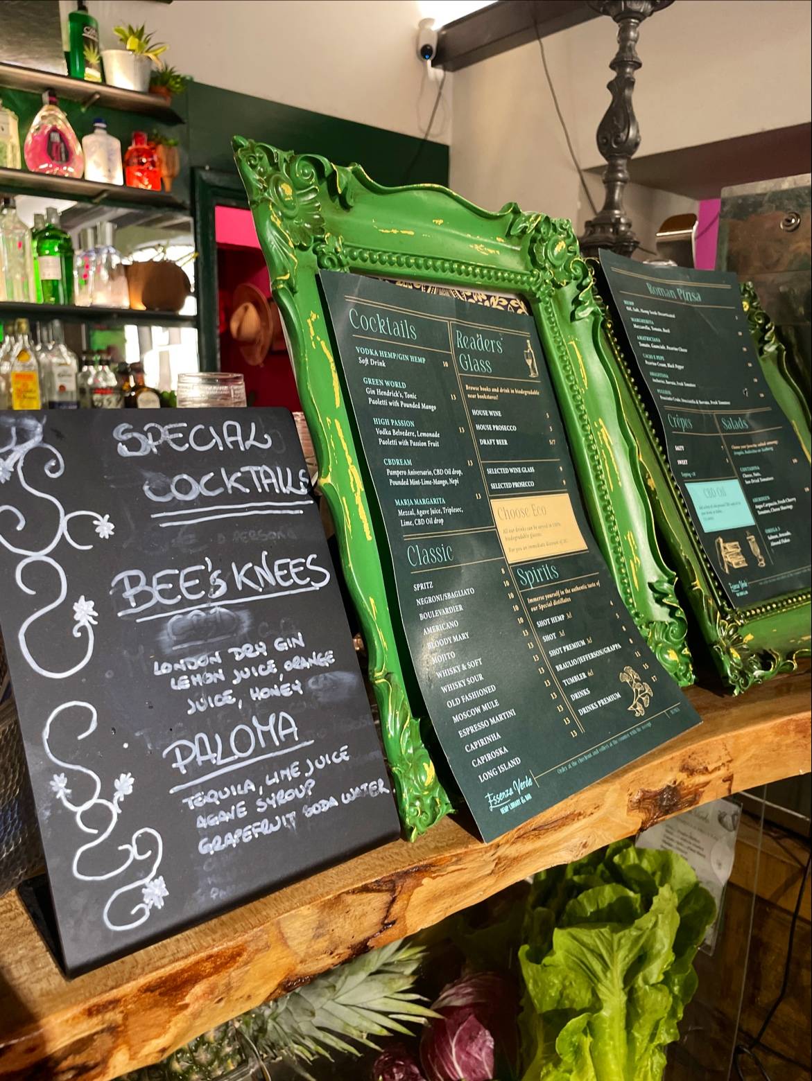 Menu di Caffè & Libri – Coffee Bar, Cocktails & Books 