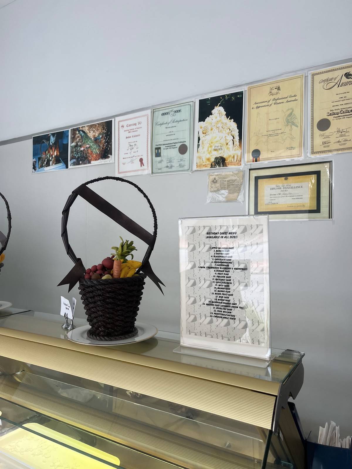 Menu at Cakes Delight, Applecross