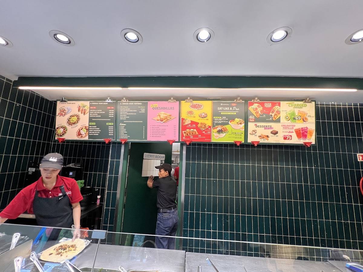 California Burrito Mexican Kitchen @ Indira Nagar menu