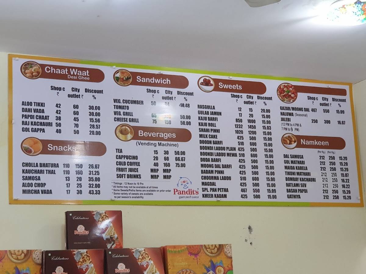 Campus Restaurant menu