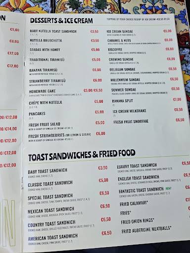 Menu di Coco Loco Cafè-Ristorante 