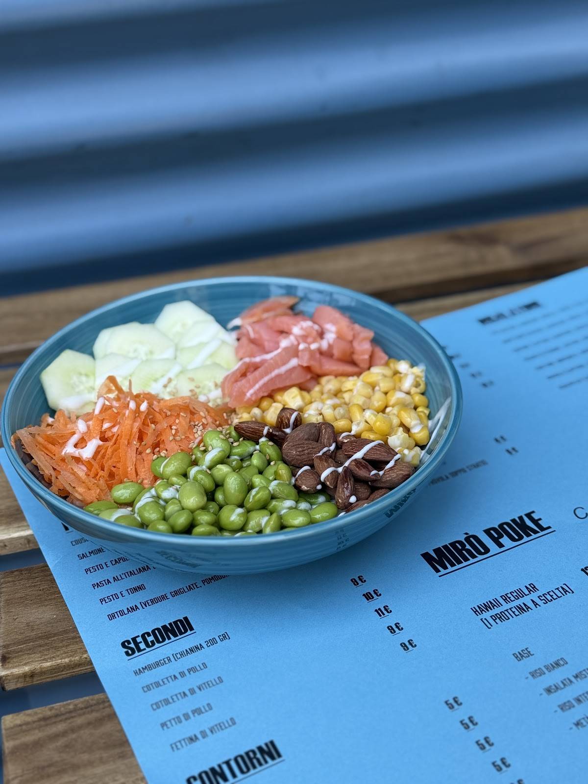 Menu di Cantiere Produttivo Mirò 