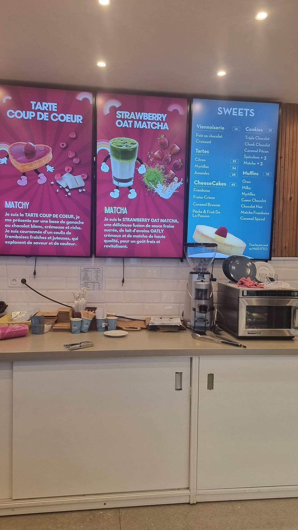 Menu de Caribou Coffee - Gare Rabat Agdal