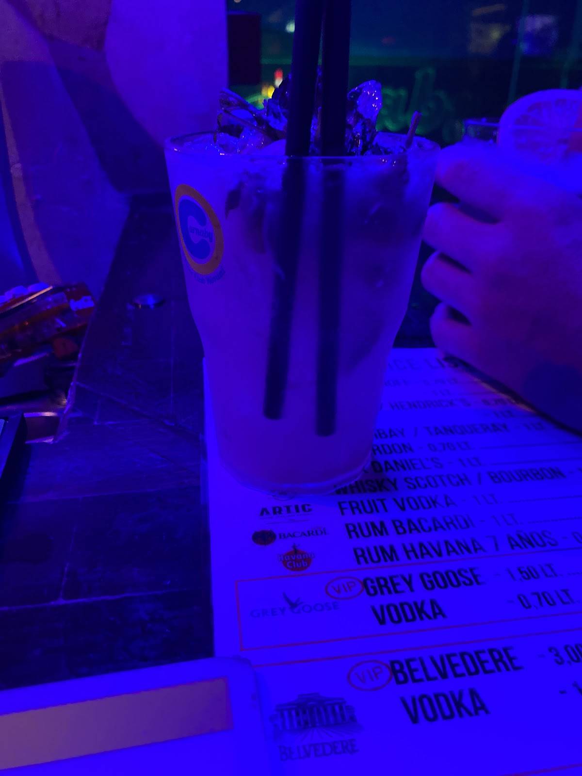 Menu di Carnaby Club 