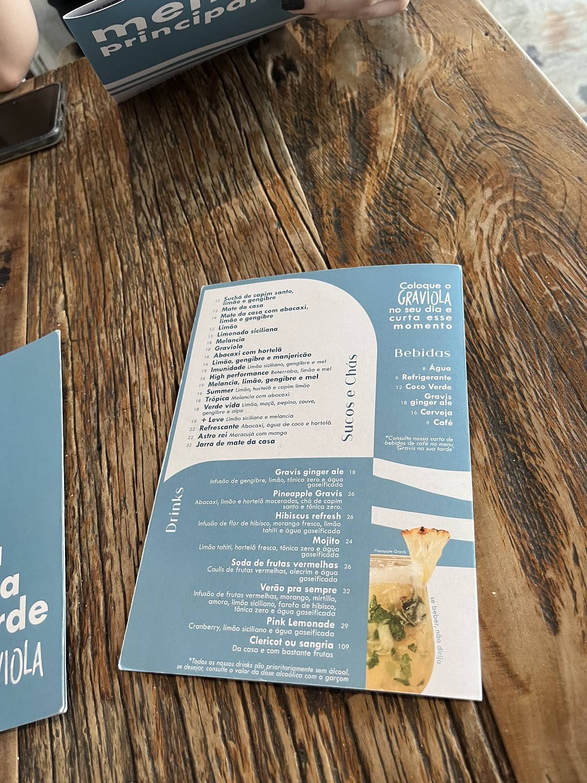 Casa Graviola - Leblon: Alimentação Saudável, Café, Açaí, Delivery, RJ cardápio