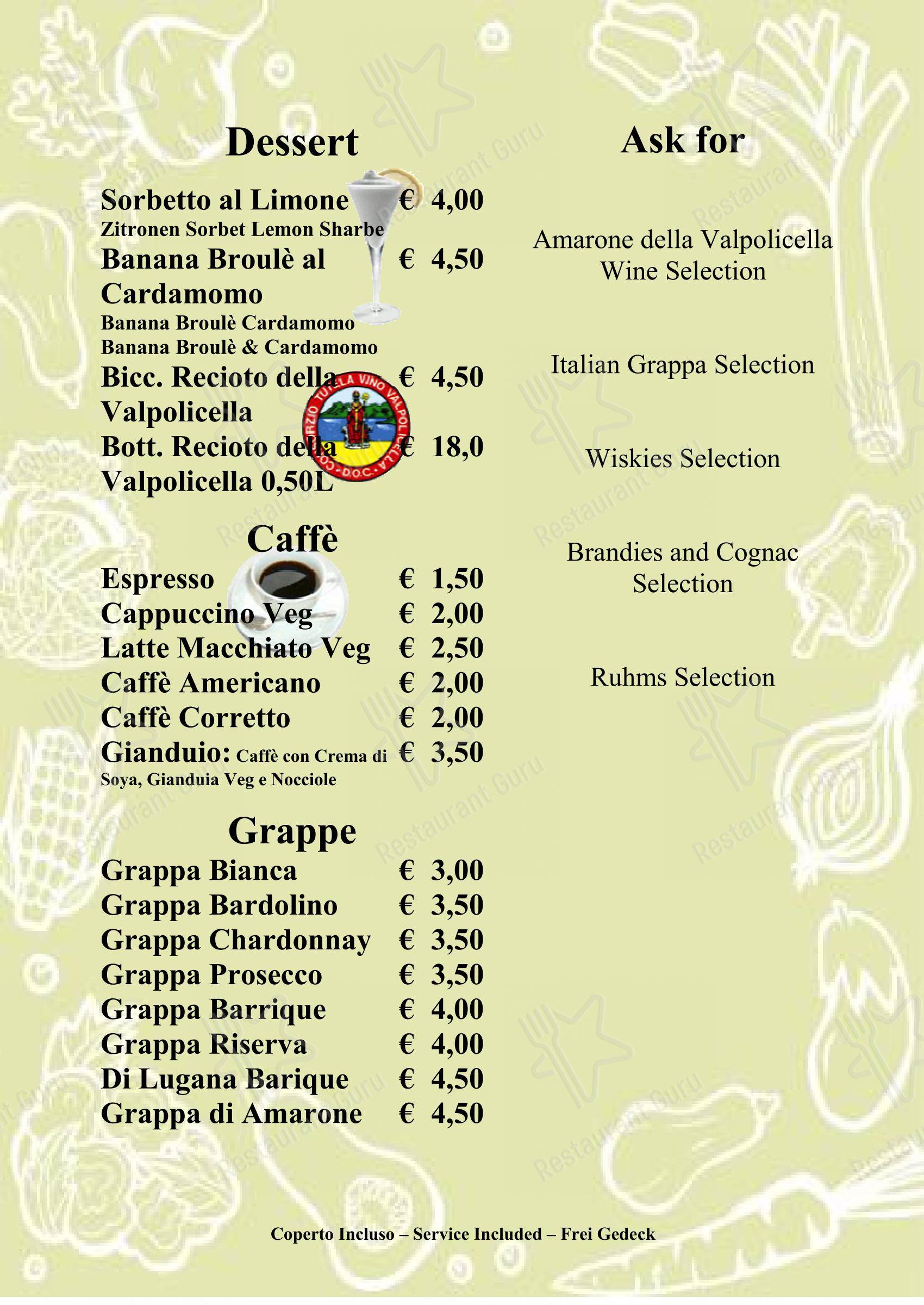 Casa Lady Garda in Garda - Menu bar