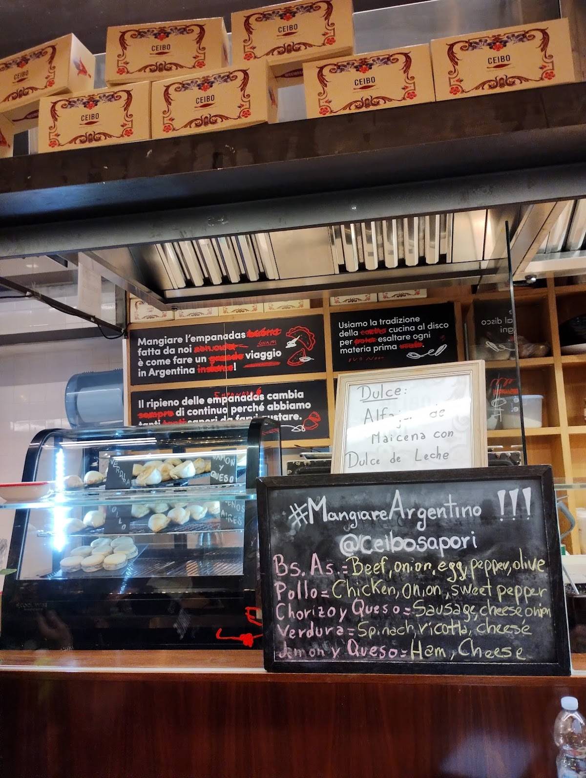 Menu di Ceibo Sapori 