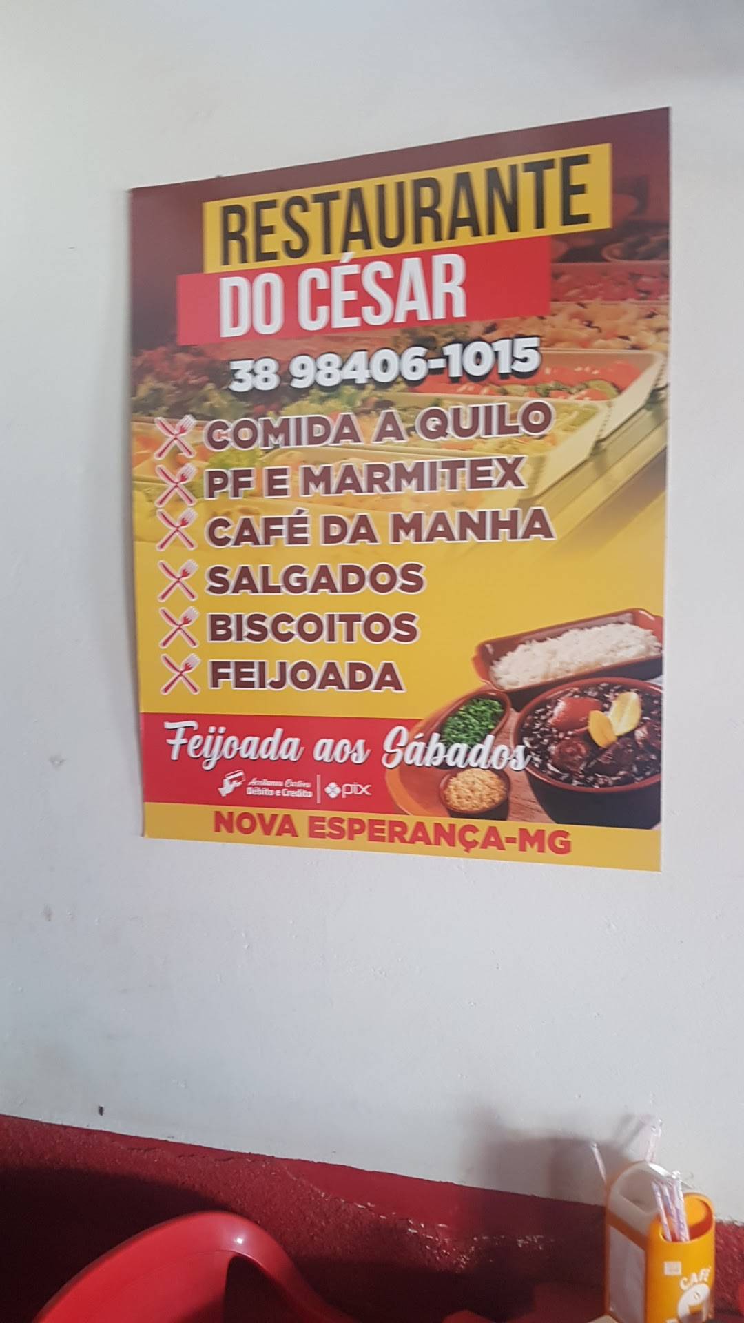 Bar e Restaurante Do Cesar cardápio