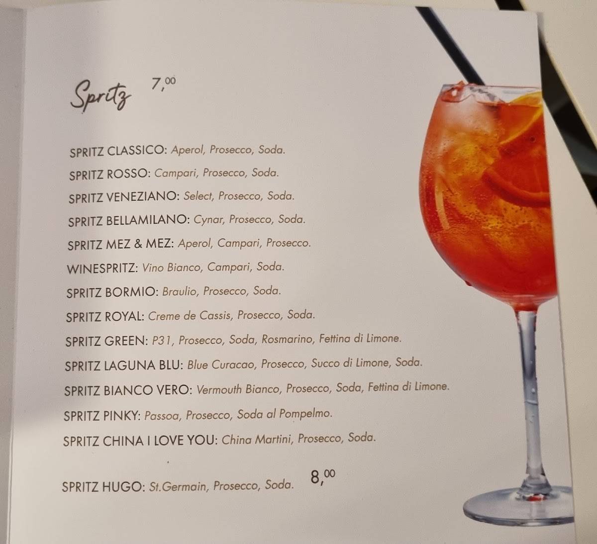 Menu di Babbi Cafè 