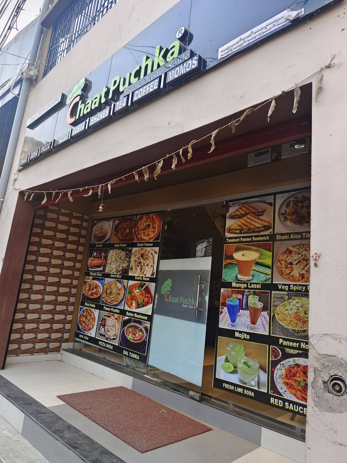 Chaat Puchka menu