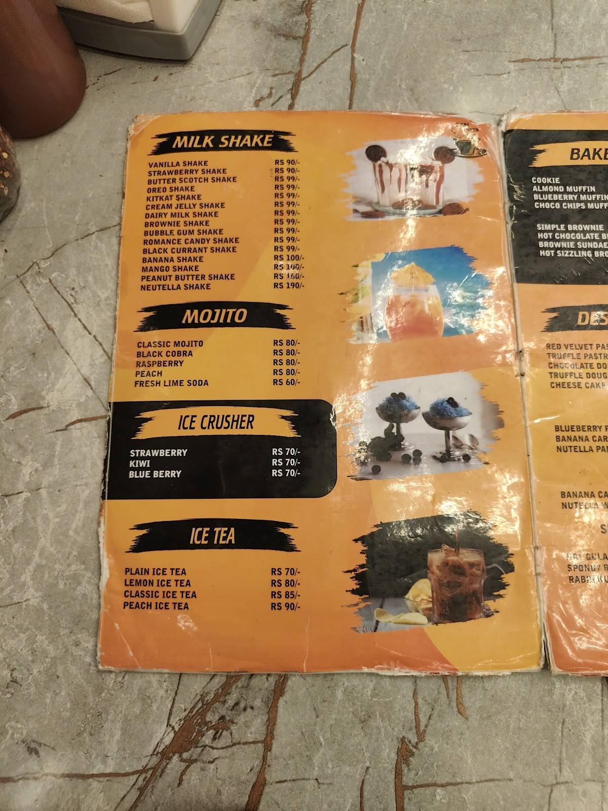 Chai Sutta Bar FARIDKOT menu