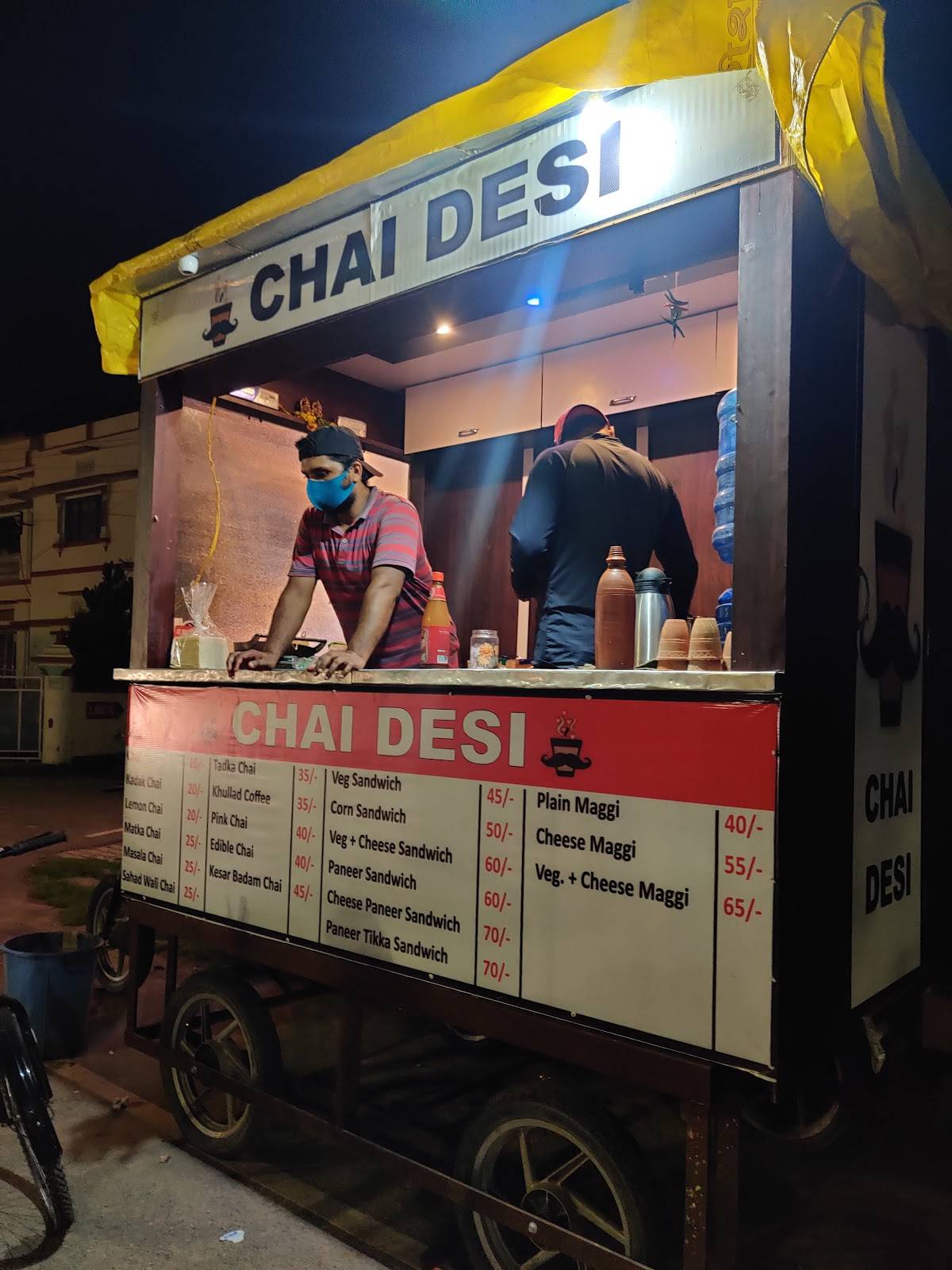 Chai desi menu