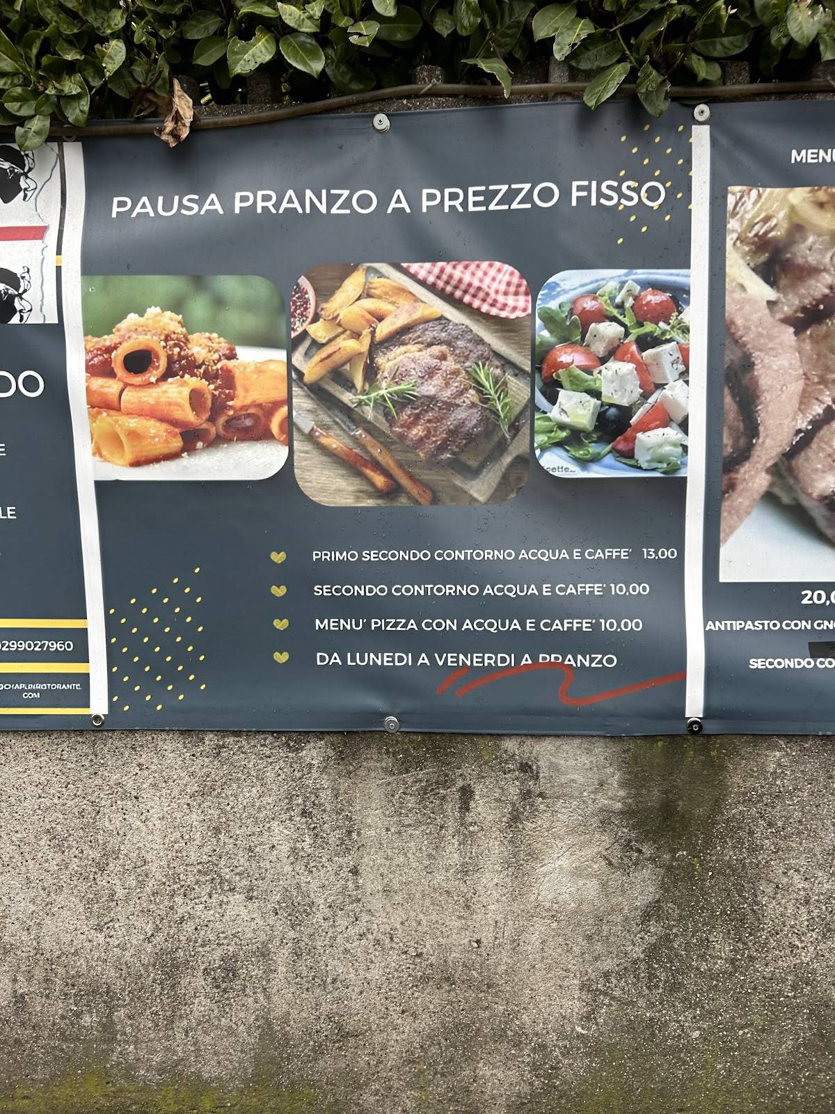 Menu di Chaplin 