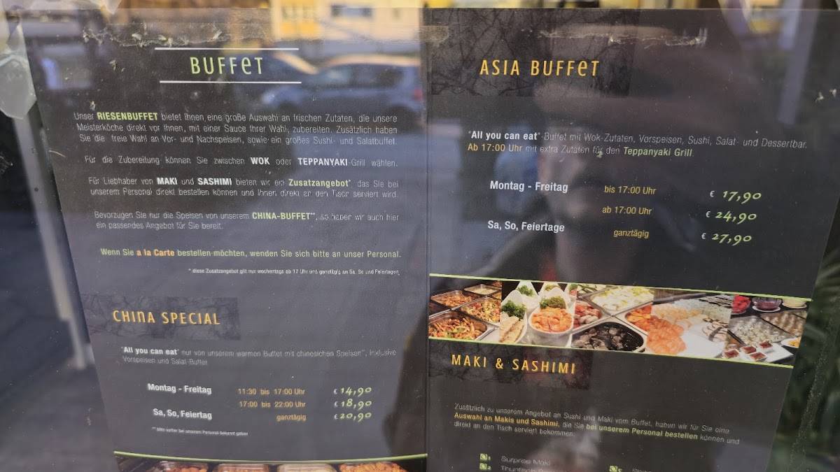 Menu de Chen's Cooking