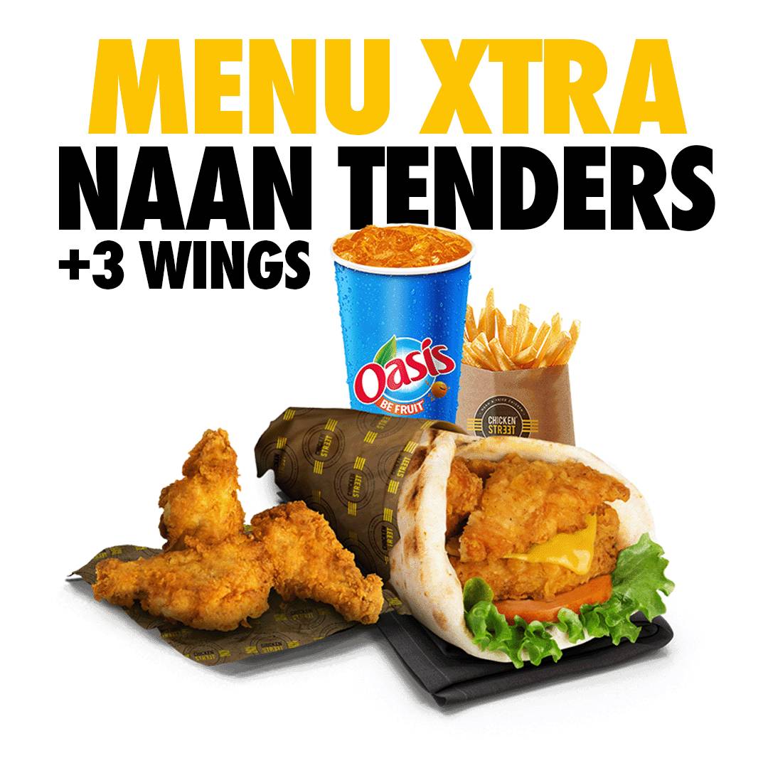 Menu de Chicken Street Roubaix Naan & Fried Chicken