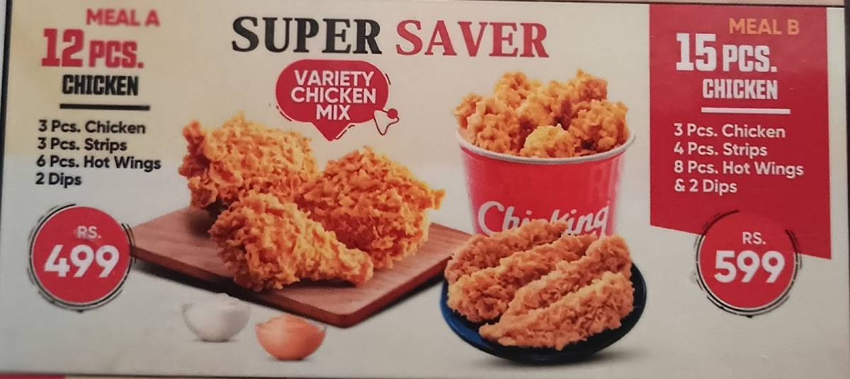 Chicking menu
