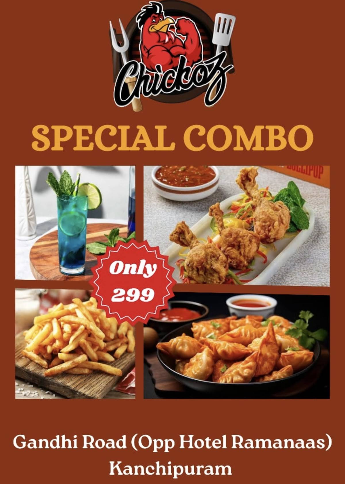 Chickoz menu