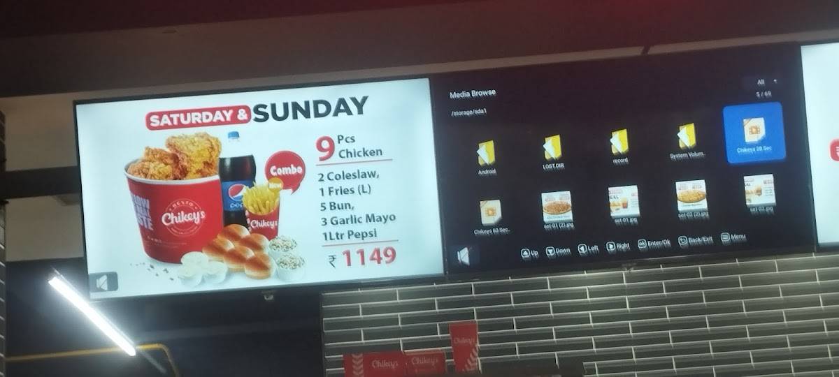 Chikeys Perinthalmanna menu